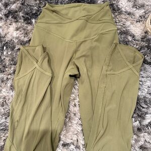 Olive Green Lululemon Pants